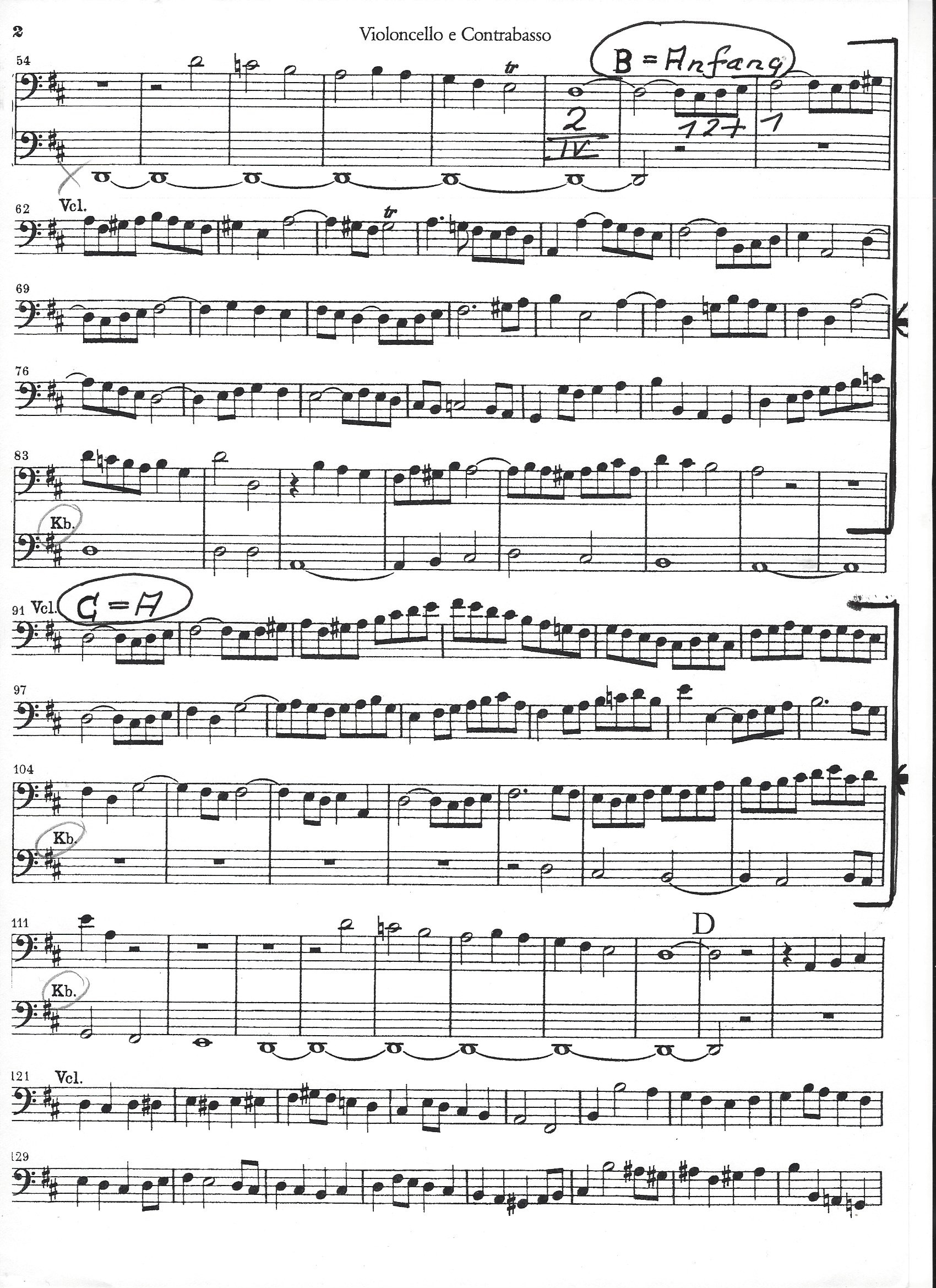 Bach - Orchesterstellen Kantat 80 - Ouvertüre-1